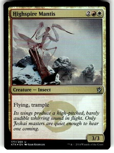 1x Highspire Mantis - Foil MTG Khans of Tarkir NM Magic Foil - Picture 1 of 2