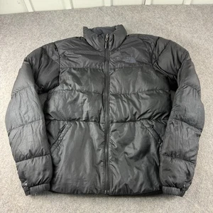 The North Face 700 Jacke Herren Small Schwarz Puffer Isoliert Daunen Full Zip Reparatur - Bild 1 von 14