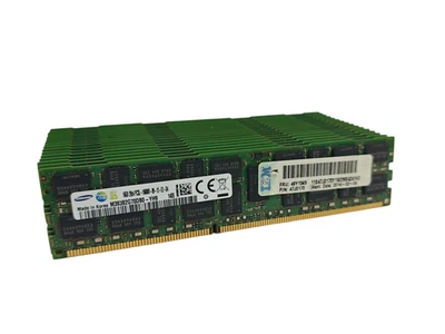 Samsung RDIMM Server RAM 256GB (16x16GB) PC3L-10600R 2Rx4 M393B2G70DH0-YH9 - Image 1 of 4