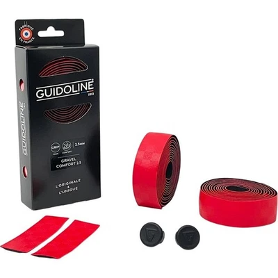 Velox Guidoline Gravel Comfort 2.5 Handlebar Tape, Red - Image 1 of 2