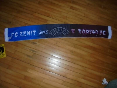 SCIARPA SCARF BUFANDA TORINO CALCIO vs ZENIT OTTAVI DI FINALE 2015 - RASO - Immagine 1 di 2
