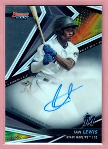 2022 Bowmans Best Ian Lewis Best of 2022 Auto #B22-IL Marlins SP - Picture 1 of 2