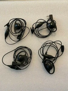 Package of Qty 4 Kenwood Radio Ear Pieces w/ Microphone - Picture 1 of 1