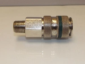 17 Series, Schrader, Parker, PCL PF Compatible Quick release Male coupling Body - Picture 1 of 8