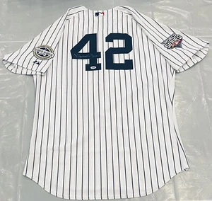 MARIANO RIVERA WORLD SERIES/INAUGURAL PSA/DNA SIGNED YANKEES GAME JERSEY W/TAG - Picture 1 of 12