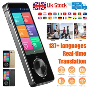 2024 Language Translator Device Real-time Smart Instant Voice 140+ Languages UK - Picture 1 of 24