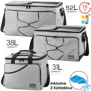 Kühltasche Kühlbox Camping Picknicktasche Isoliertasche Picknick Isotasche grau - Bild 1 von 4