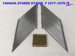YAMAHA DT400D DT400E F 1977-1979 FRONT+REAR SPOKE GOLD *BI5106* - Picture 1 of 7
