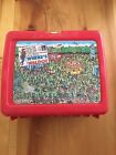 WHERE'S WALDO ~ LUNCH BOX W/O THERMOS ~ 1990 ~ PRE-OWNED