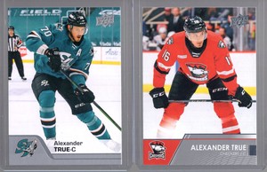 ALEXANDER TRUE [Lot of 2] Charlotte Checkers (AHL)