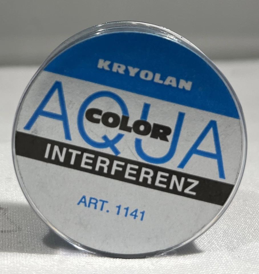 Kryolan Aqua Color Interferenz Iridescent 湿彩妆,8 毫升 - 选择颜色! — 第 1/1 张图片