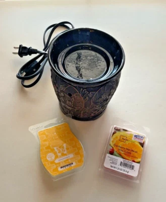 SCENTSY Bronze Vine #26971 Calentador Luz Nocturna Retirado con 2 juegos de cera aromática adicionales Foto 1 de 4