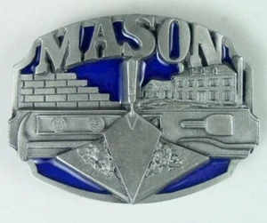 Mason Worker Belt Buckle Metal BU241 - Picture 1 of 1