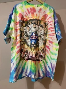 Vintage MLB New York Yankees Tie-Dye 2005 Opening Day T-Shirt Size XL - Picture 1 of 15