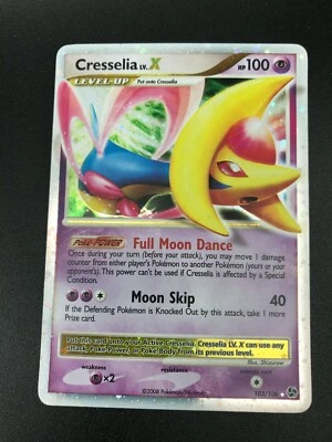Cresselia Lv.X ULTRA RARE 103/106  DP Great Encounters Pokemon NM HOLO 2008 - Image 1 of 2