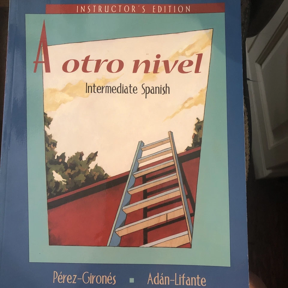 A otro nivel, intermediate Spanish, Instructor's edition, very clean pages - Image 1 of 1
