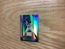 2004 Leaf Certified Angel Berroa Kansas City Royals Bat Card #’d 1 of 5