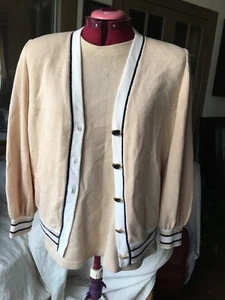 ST. JOHN COLLECTION Strickjacke & Kurzarm Twinset Gr. Large Rosa & Selten!!! - Bild 1 von 12