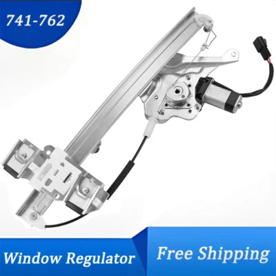 Fits 2000 - 2005 Buick LeSabre w/ Motor Front Driver Side Power Window Regulator Foto 1 de 4