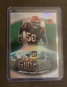 Joseph Ossai RC 2021 Donruss Optic GloBall Silver Prizm Cincinnati Bengals GB-2 - Picture 1 of 2