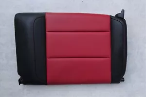 PORSCHE 991 CARRERA TURBO S CARRERA REAR UPPER BACK SEAT BACK REST BLACK RED - Picture 1 of 11