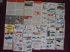 DINKY TOYS GROS LOT 23 PUBLICITES ANNEES 60 ISETTA PLYMOUTH FURY RAMBLER STATION