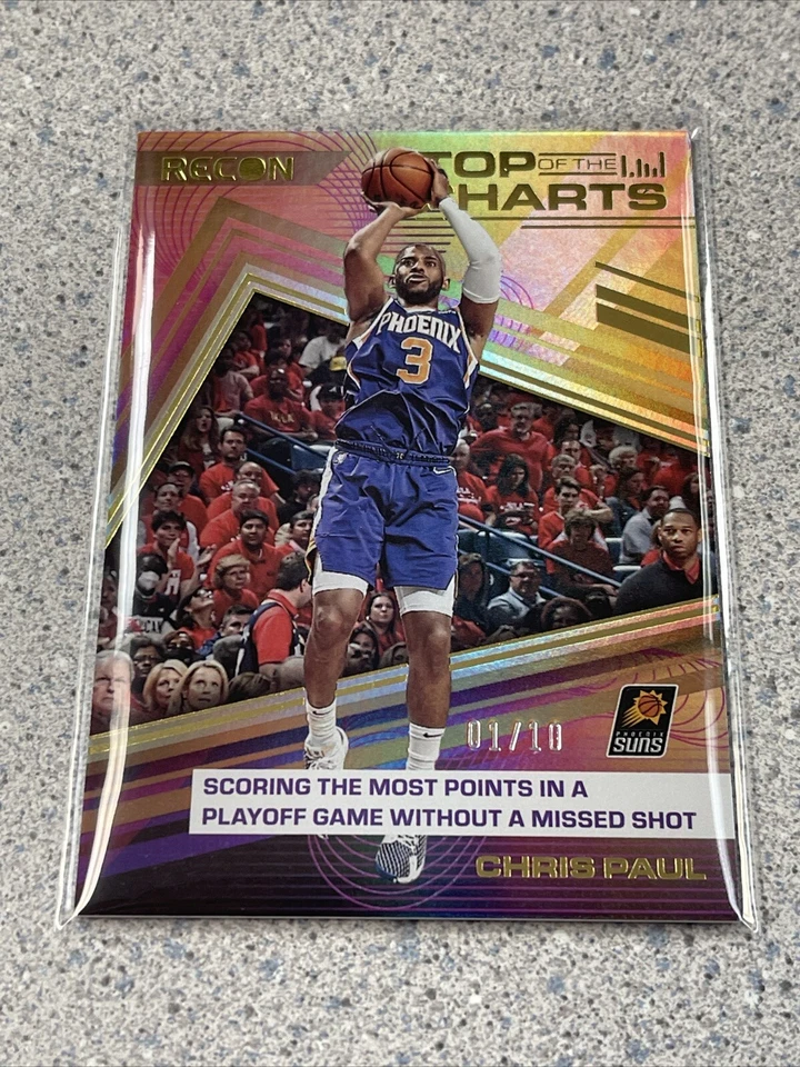 2022-23 Panini Recon - Top of the Charts Gold #7 Chris Paul /10 - Image 1 of 2