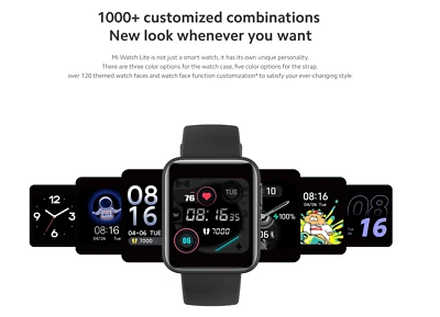 Smartwat-Xiaomi Mi Watch (Black) /Smartwatch NEW 1,4 " GPS Fitness Tracker - Image 1 of 4