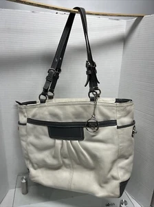 Bolso de Mano Coach Hobo Cuero Blanco Gris Nº# M0993-F14673 - Imagen 1 de 21