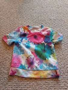 Girls Size 6 Top From Justice Preowned - Picture 1 of 3