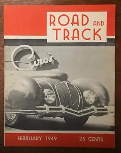 Road & Track vintage magazine - February 1949, Vol. 1 No. 5, Delahaye Type 135 - Picture 1 of 12