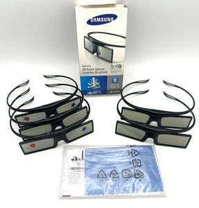 Set di (5) occhiali attivi 3D Samsung SSG-4100GB modelli 2012 - nero - Foto 1 di 4