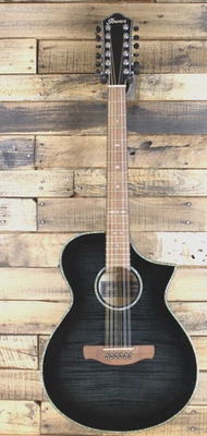 Guitarra eléctrica acústica de 12 cuerdas Ibanez AEWC4012FM * TBB #R4264 Foto 1 de 4