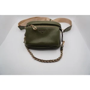 Michael Kors Slater Crossbody, Pebble Leather, Army Green, 86-03 - Picture 1 of 13
