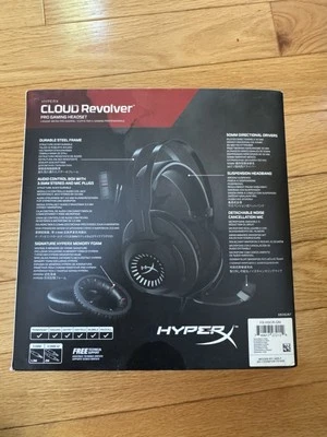 HyperX Cloud Revolver Pro Gaming Headset, USB, Noise Cancelling, Black - Image 1 of 4