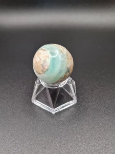 Andean Blue Opal Sphere From Peru, 33g - Picture 1 of 14