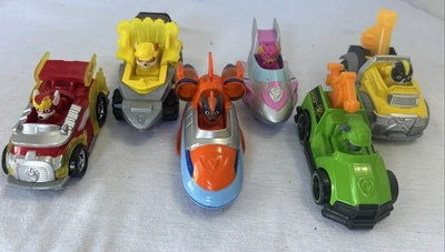 Paw Patrol Lote de 6 Die Cast True Metal Vehículos Coches Nickelodeon Foto 1 de 4