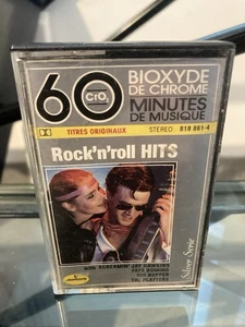 RARE CASSETTE K7 AUDIO TAPE MC - ROCK’N’ROLL HITS - SILVER SÉRIE 🎸🎸🎸 - Picture 1 of 4