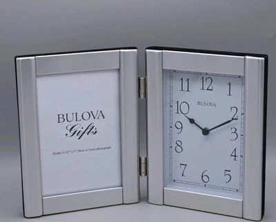 Bulova B1275 Forte II Picture Frame Clock NEW 6x9 Inch  - Image 1 of 4