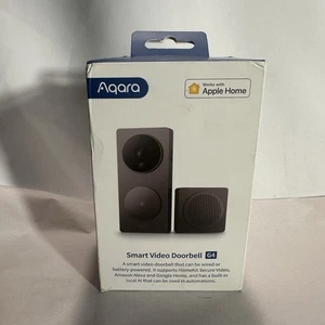 Aqara Smart Video Doorbell G4 Gray 1080p Google Apple Home OPEN BOX - Picture 1 of 3