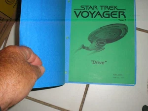 Original Production Star Trek Voyager Script Final Draft "DRIVE" S7 2000 - Picture 1 of 9