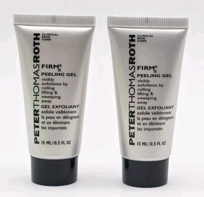 2x Peter Thomas Roth FIRMx Peeling Gel .5oz Ea Travel Size New Sealed Fresh - Image 1 of 3