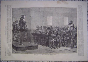 Prison Life on Blackwell’s Island New York Harper’s Weekly 1875 Original - Picture 1 of 1