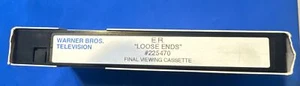 ER RARE VHS FINAL VIEWING SCREENER LOOSE ENDS PROMO MEDICAL DRAMA NOAH WYLE - Picture 1 of 3