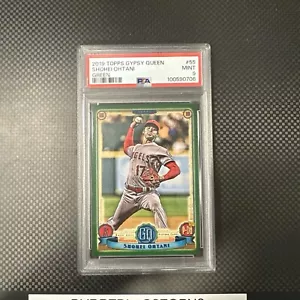 2019 Topps Gypsy Queen Shohei Ohtani Green Border #55 PSA 9 MINT Angels Dodgers - Picture 1 of 1