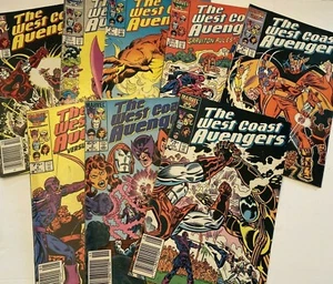 Menge 8 Vintage Avengers Comics The West Coast Avengers - Bild 1 von 10