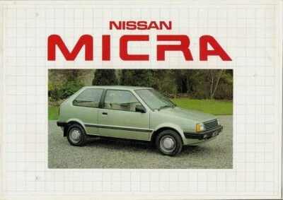 Nissan Micra 1984-1985 UK Market Sales Brochure 1.0 DX & GL - Image 1 of 2