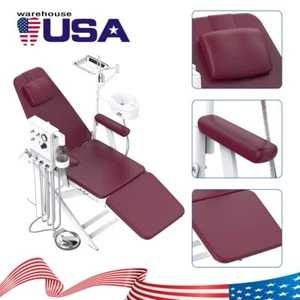 Silla portátil Dental+cubo de saliva+ turbine LED Light unidad dental portatil - Picture 1 of 18