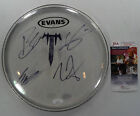SIGNED TRIVIUM AUTOGRAPHED 10" DRUMHEAD CERTIFIED AUTHENTIC JSA COA # DD47407