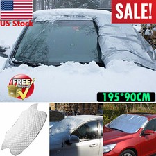 Magnetic Windshield Cover 63/" x 37/" with Storage Pouch A7-4
